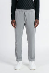 PANTALONE JOGGER CASUAL GRIGIO CHIARO